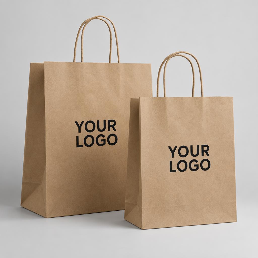 Branded Kraft Paper Bags